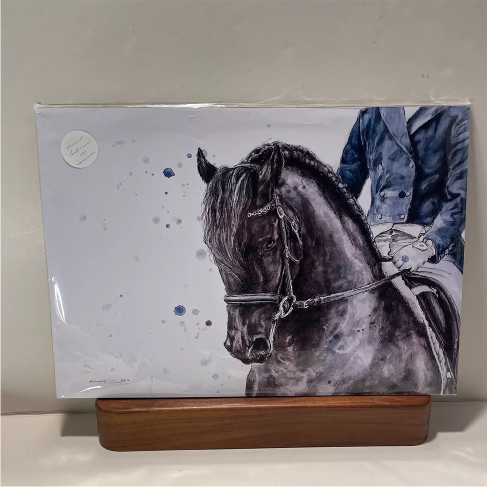 New Equestrian Horse Art Print Dressage Eleanor Tomlinson Signed Limited Size A3